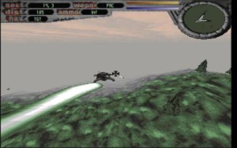 Terminal Velocity TV DOS game screenshot