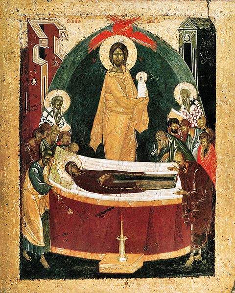 Uspenie Bogorodichno, The Dormtion of the Theotokos (Virgin Mary