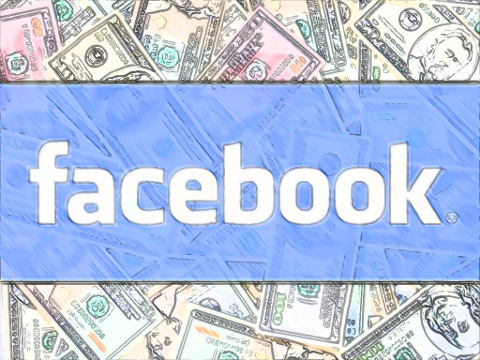 Facebook people real facebook investors, facebook profits because of you / facebook greedy money logo