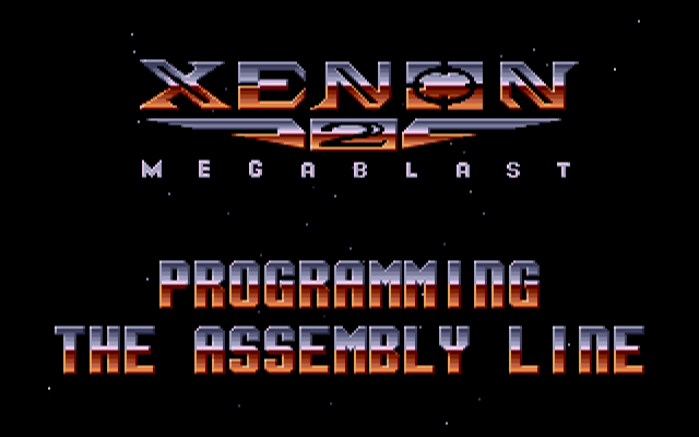 Xenon2 Main game Screen PC DOS ver