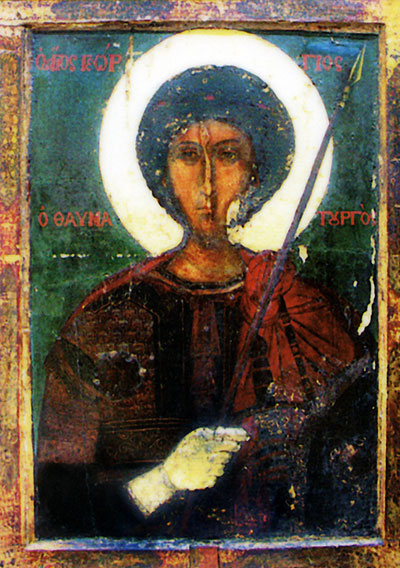 Saint Georgi Zographus miraculous making icon