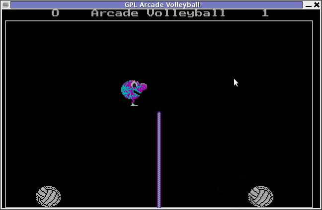 GPL Arcade Volleyball Arcade Inverted Theme - remake of DOS Volleyball Arcade