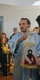 ipodeacon Georgi Nedev on a church service with metropolitan Kiril