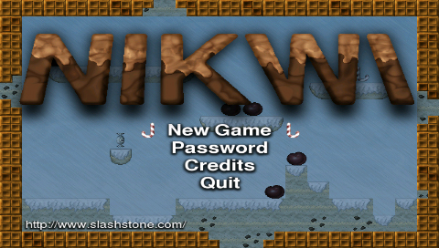 Nikwi Deluxe Linux arcade game Freeware game main screen screenshot