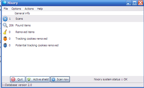 Nixory Windows XP Screenshot