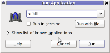 Rafkill Linux game gnome launcher screenshot