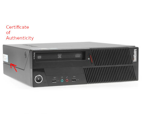 Lenovo-ThinkCentre-M90p-certificate-of-authenticity