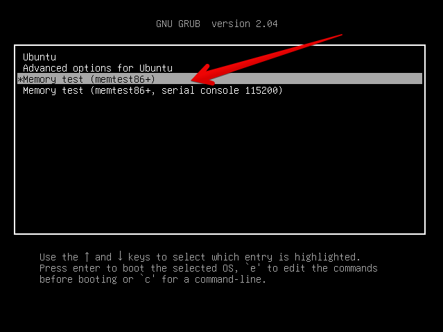 ubuntu-grub-2-04-boot-loader-memtest86-menu-screenshot