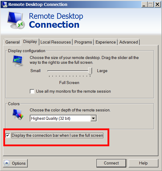 windows-fix-remote-desktop-missing-connection-bar-minimize-menu-missing-on-rdp-client-solution