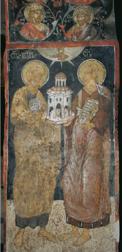 Патроните на църквата св. ап. Петър и Павел, фото Иво Хаджимишев